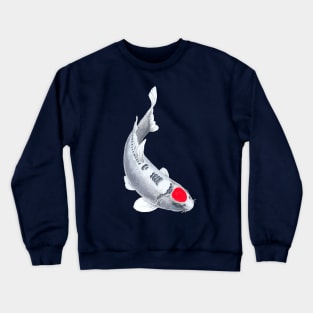 White Tancho Koi Fish Crewneck Sweatshirt